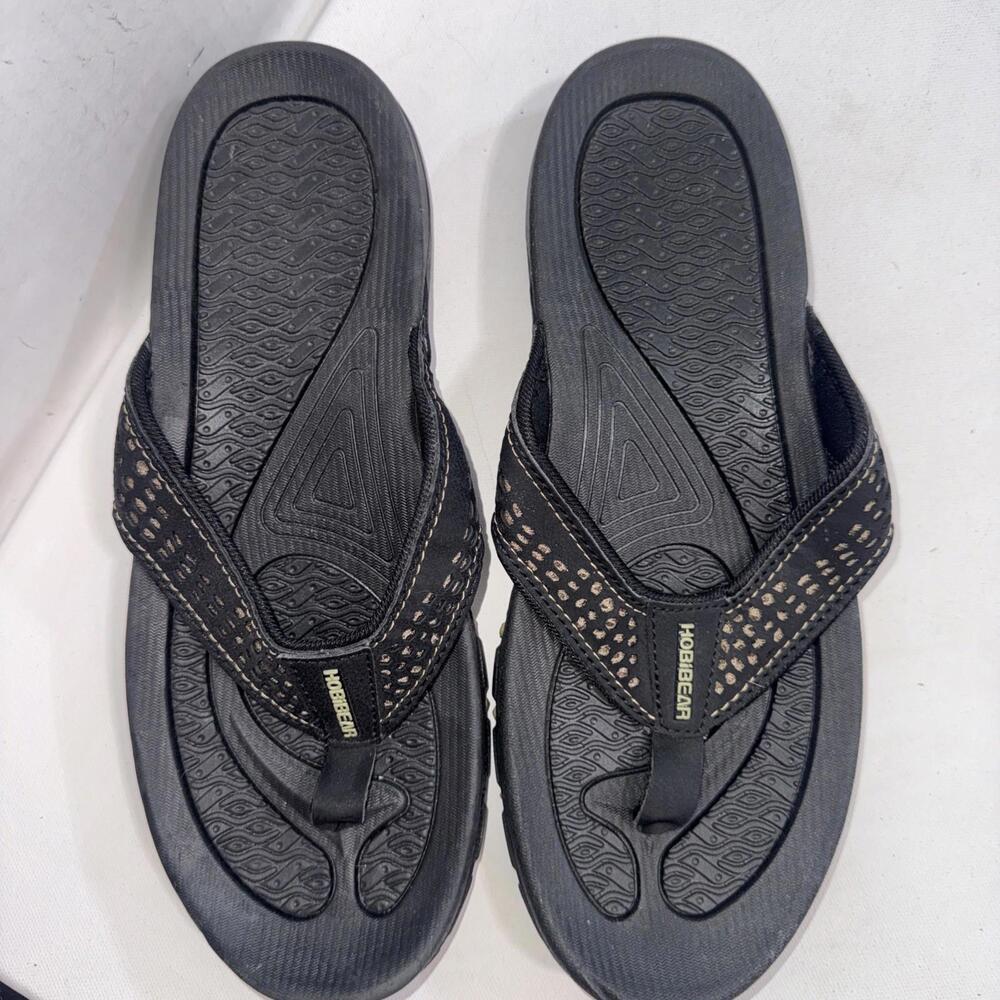 Hobibear Black Outdoor Gorpcore Trail Fishing Hiking Sandals Flip Flops